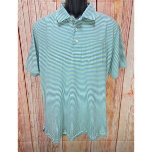Vineyard Vines Mens Polo Large Striped 100% Pima Cotton